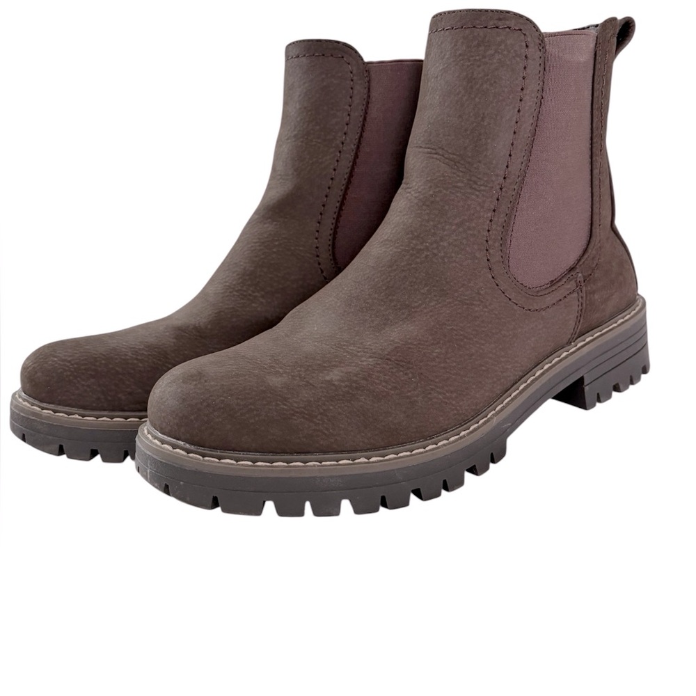 Cliffs By White Mountain Mastery Chelsea Boot Dark Brown Double Sided Elastic